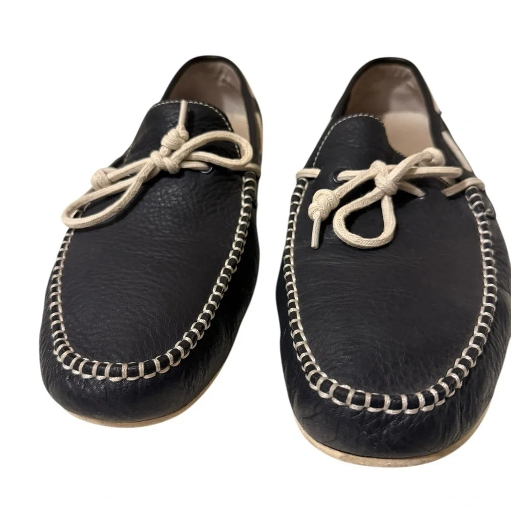 Cole Haan Men's Nevey Blue Leather Loafers